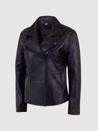 Female Motorcycle Leather Jacket