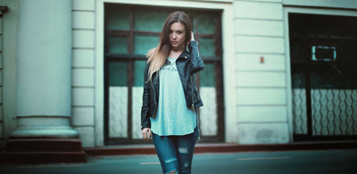 How to Style A Women Leather Moto Jacket?