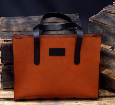 Women Carry On Leather Tote Bag