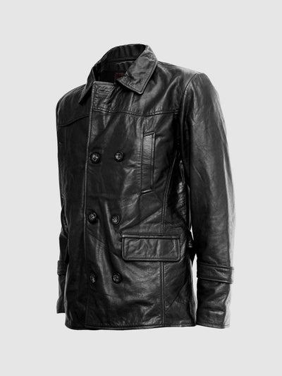 Christopher Eccleston DR Who Black Leather Jacket