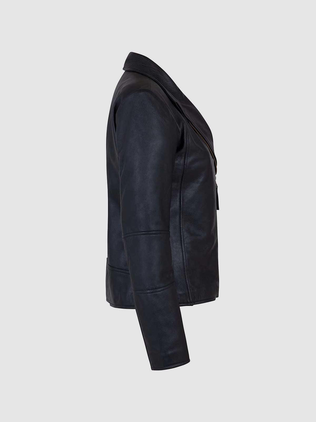 Ladies Motorbike Sheep Leather Jacket | Leather Jacket Shop