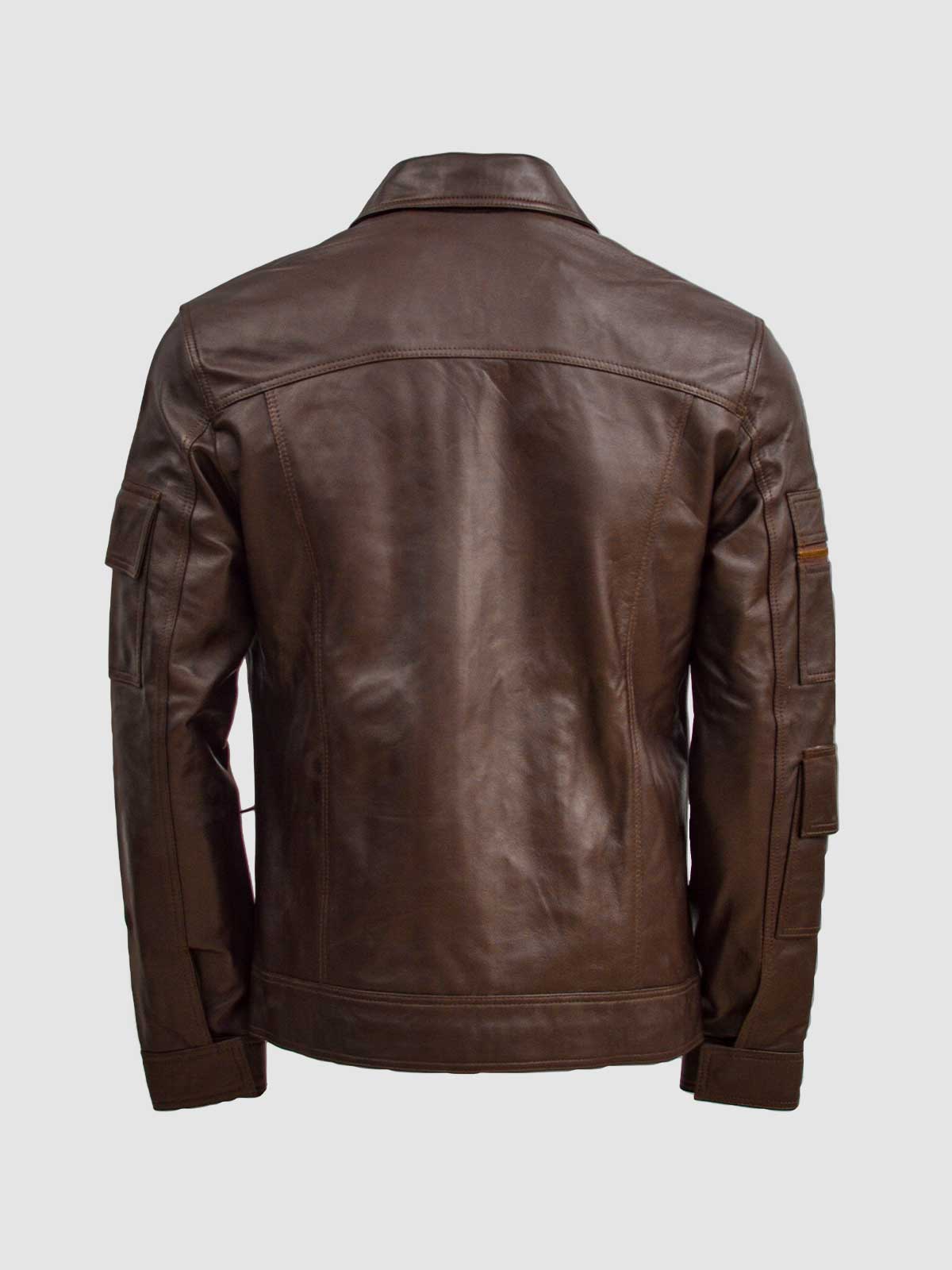 Men's Brown Sheep Leather Jacket | Leather Jacket Shop