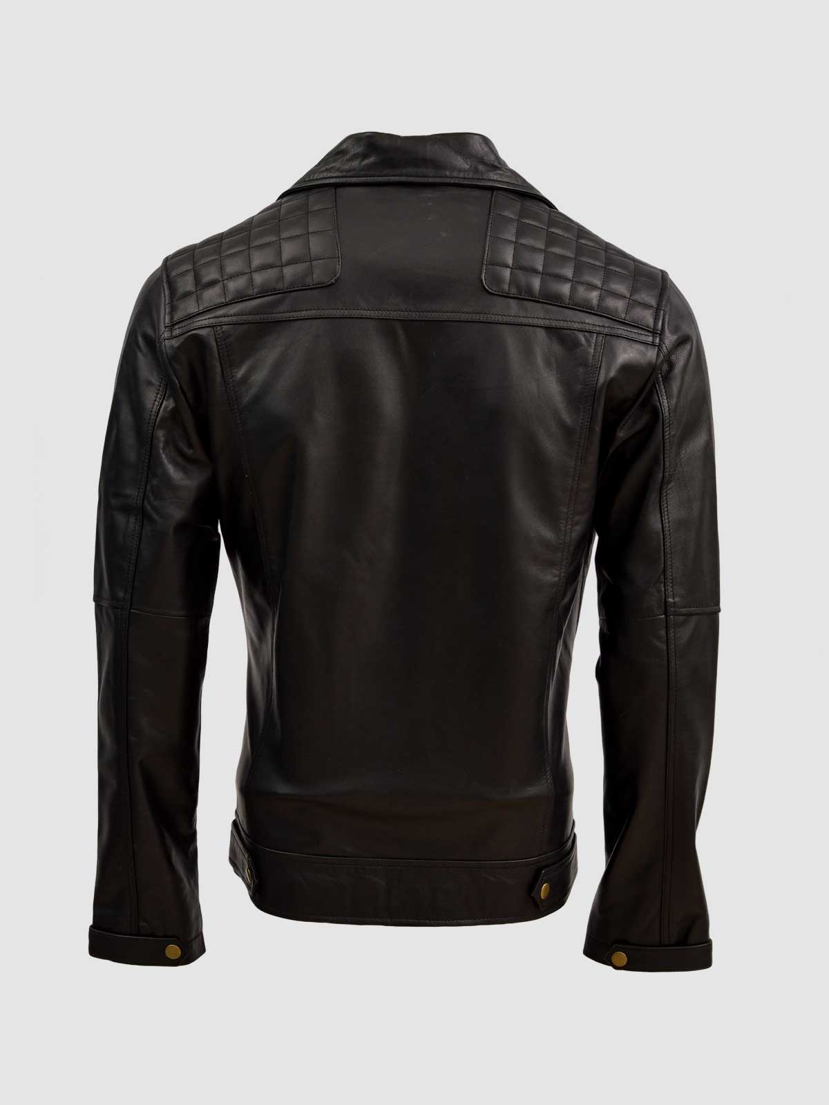 Men's Soft Sheep Leather Quilted Jacket | Leather Jacket Shop