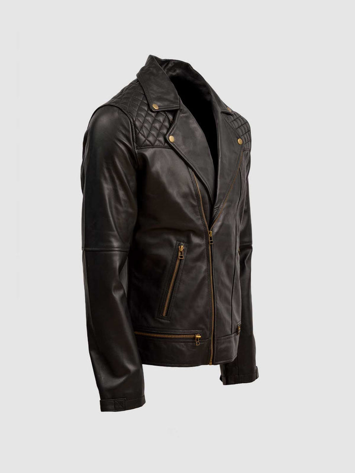 Men's Soft Sheep Leather Quilted Jacket | Leather Jacket Shop Men's Soft Sheep Leather Quilted Jacket | Leather Jacket Shop