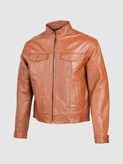 Men’s Casual Leather Jacket