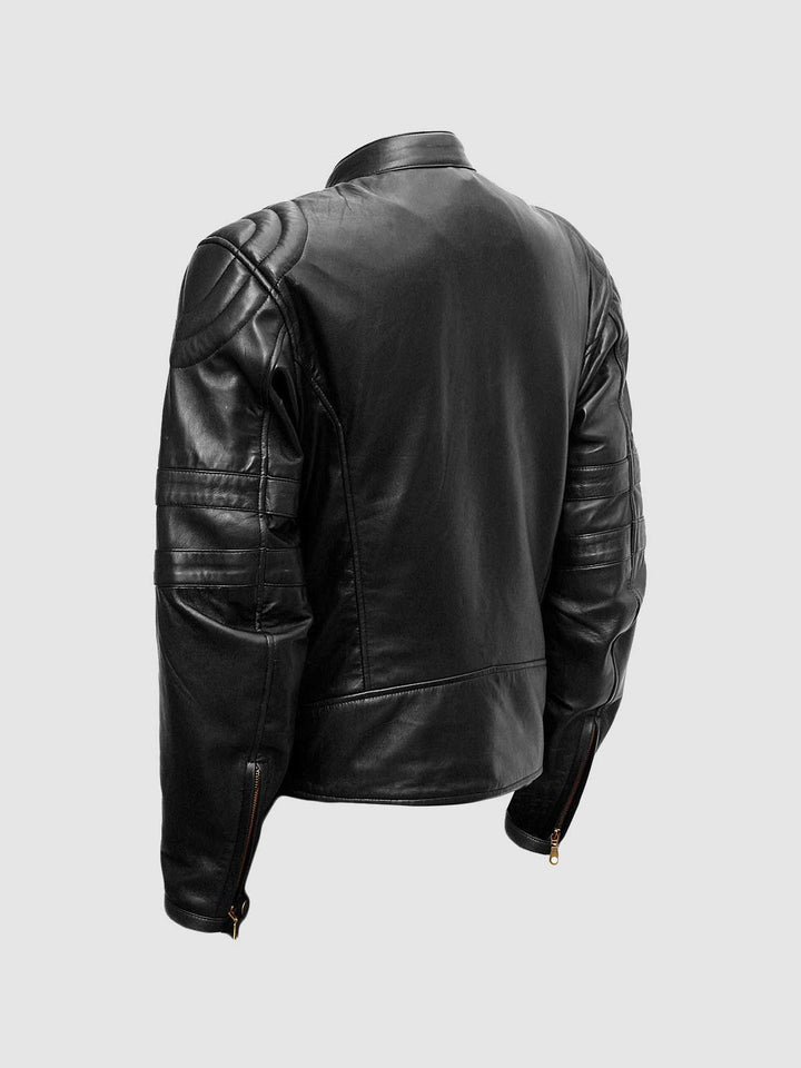 【か】KOWGA Black Sheep Leather Jacket Men's Black Sheep Leather Jacket | Leather Jacket Shop