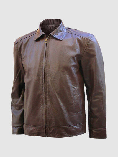 X Men Brown Leather Jacket
