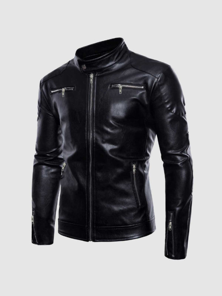 stand-collar-leather-jacket-