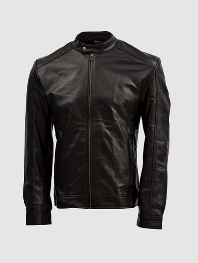 Biker Men's Sheep Leather Jacket