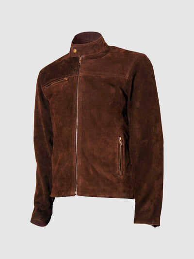 Men's Classic Suede Leather Jacket